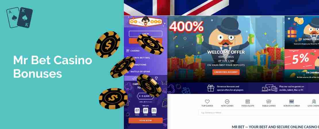 Mr Bet Casino Bonuses