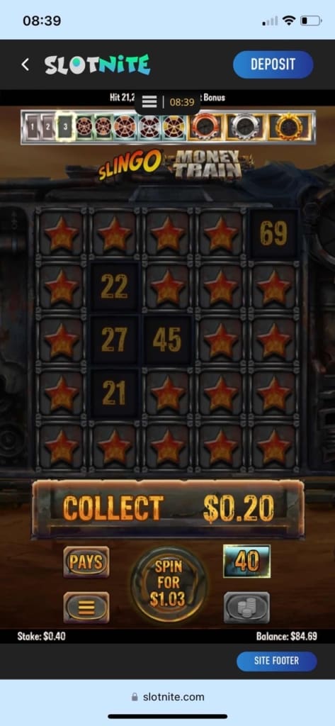 Slotnite Casino Screen