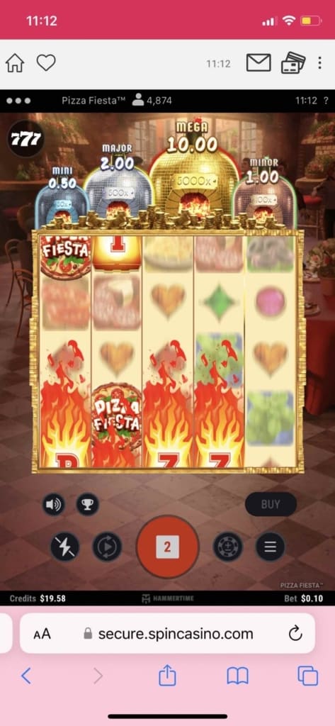 Spin Casino Screen