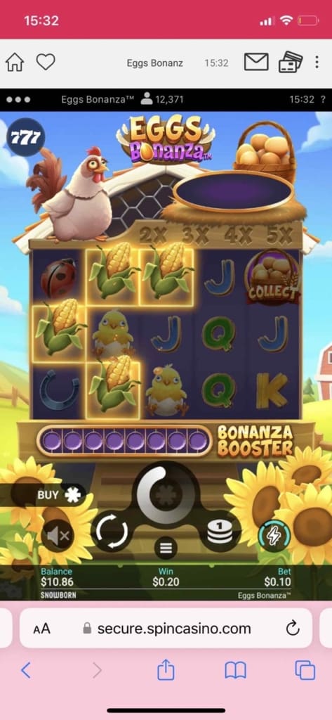 Spin Casino Screen