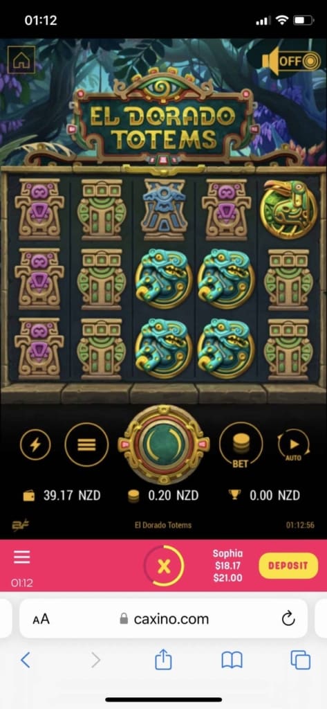 Caxino Casino Screen
