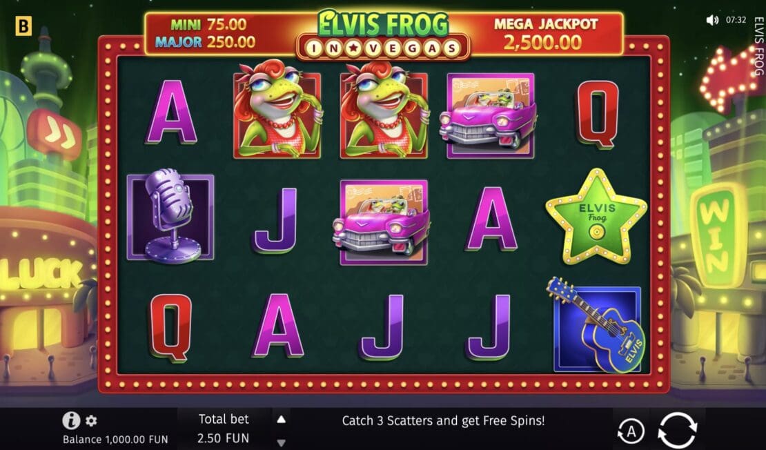 Elvis Frog in Vegas