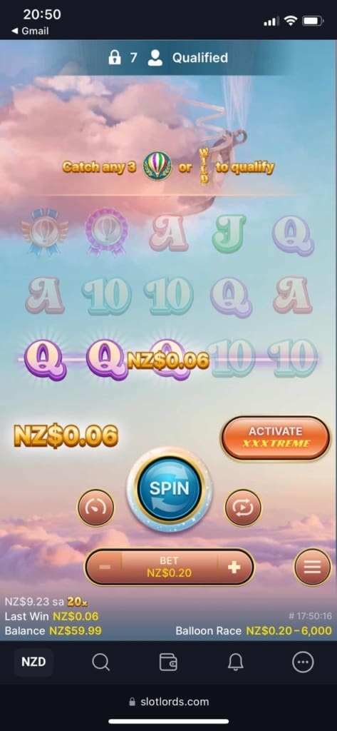 SlotLords Casino Screen