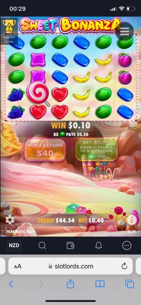 SlotLords Casino Screen