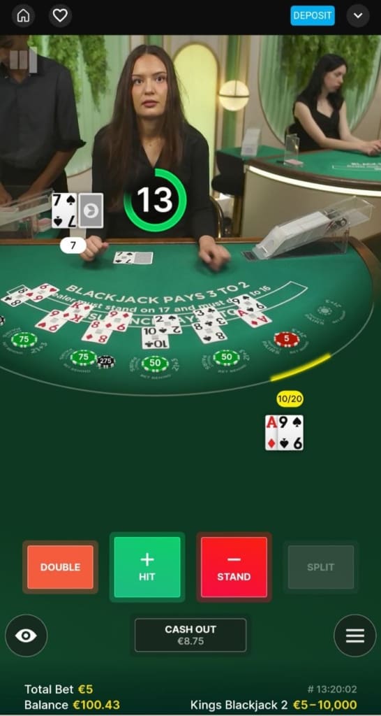 BetGlobal Casino screen