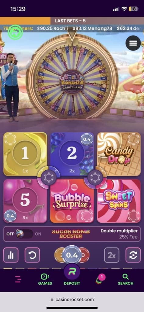casino rocket games
