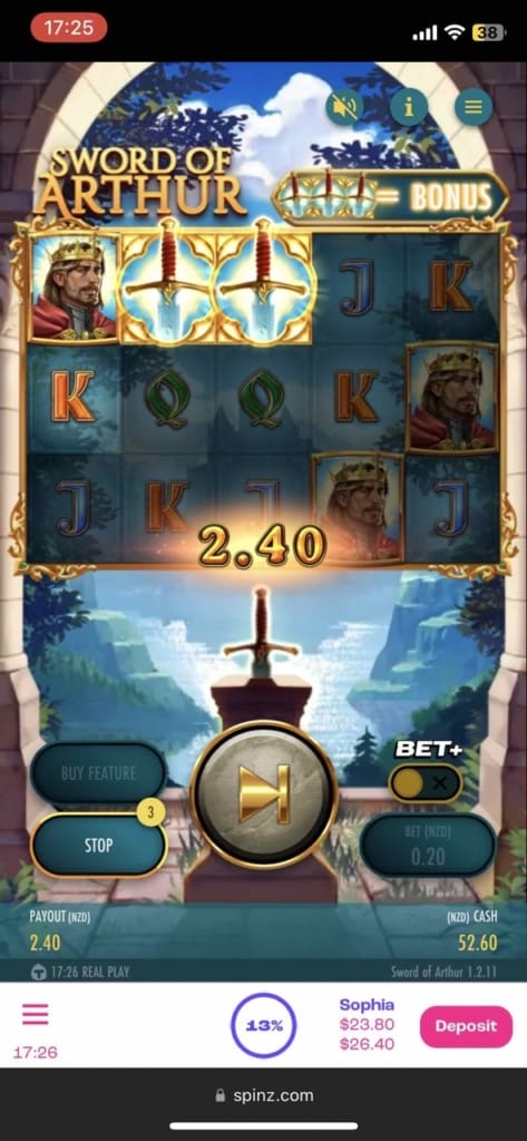 spinz casino games