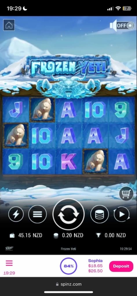spinz casino games