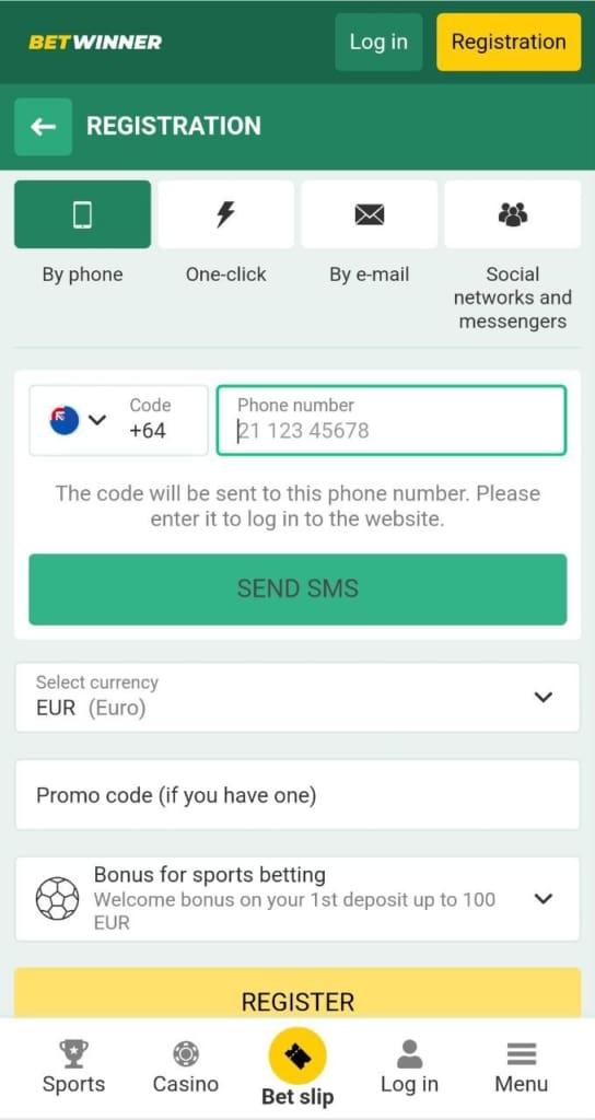 betwinner login