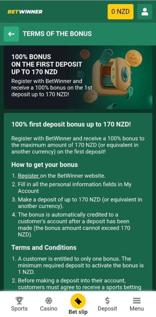 betwinner bonus