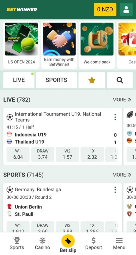 betwinner betting