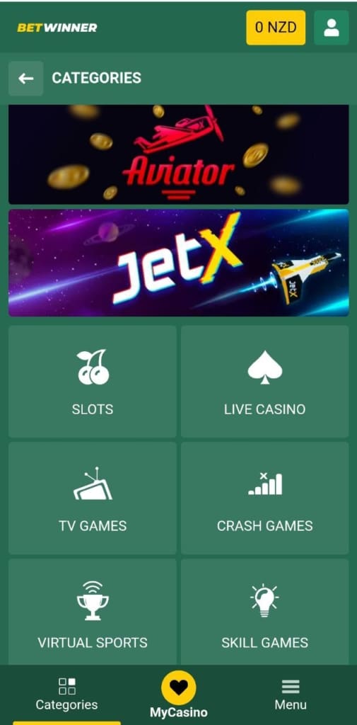 betwinner games