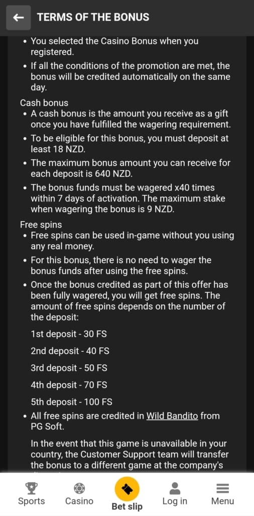 MelBet Bonus
