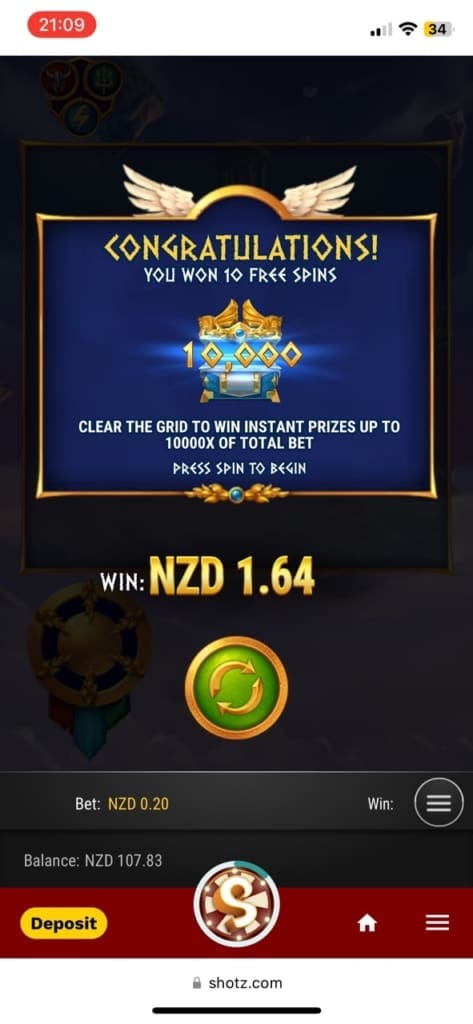 Shotz Casino Games