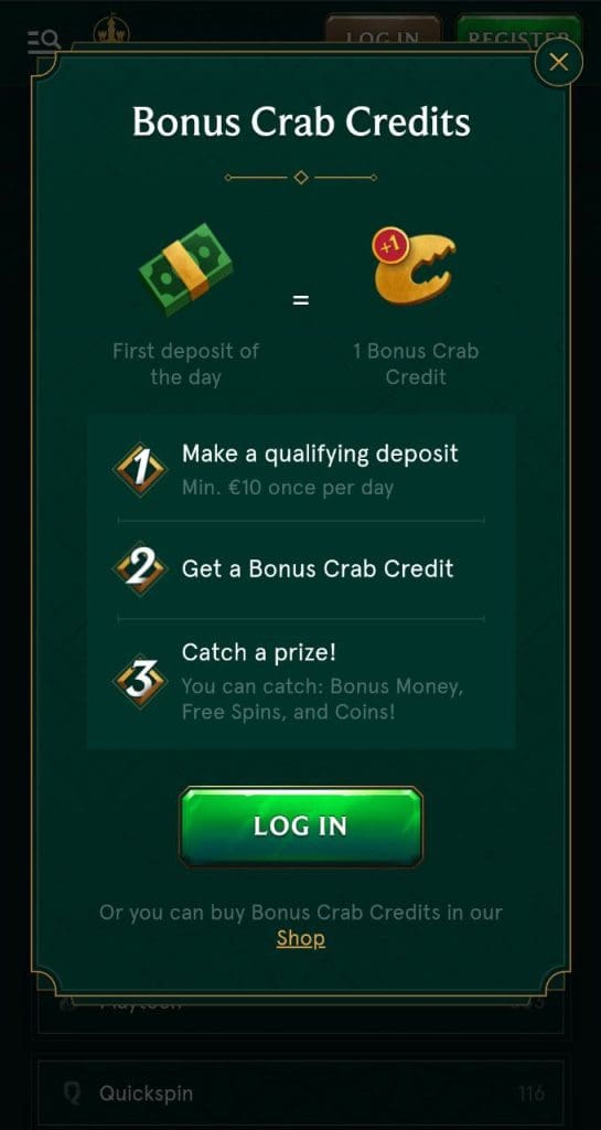 casinia screen