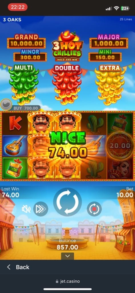 Jet Casino Games