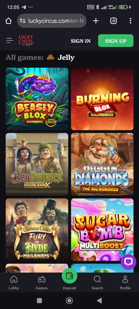 Lucky Circus Games