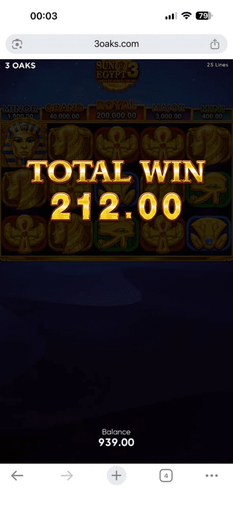 Sun Of Egypt 3 Slot