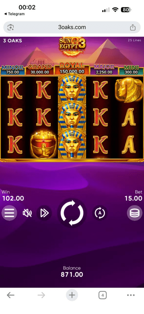 Sun Of Egypt 3 Slot