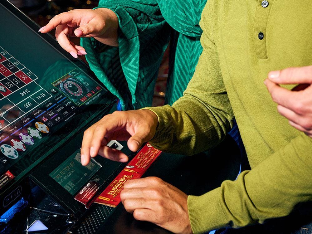 electronic roulette terminal